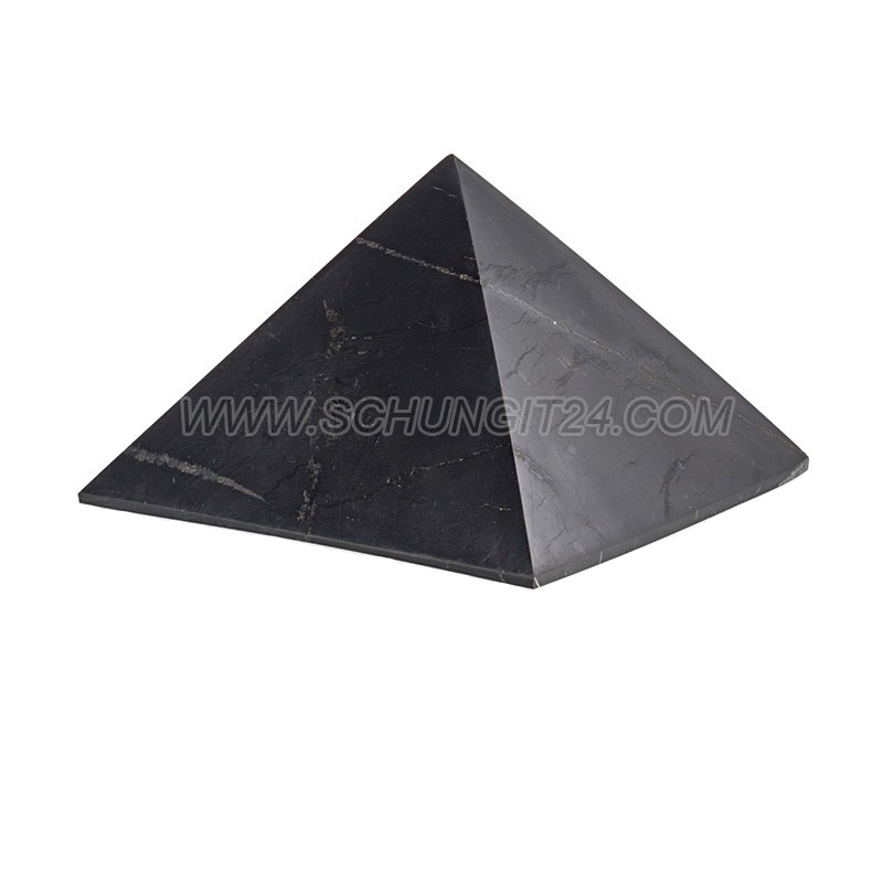 Schungit-Pyramide 20 cm poliert